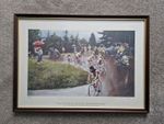 Pat Cleary 1991 Tour De France Print, Signed And Numbered, 103/750, Stage 18