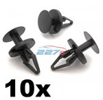 10x Ford Plastic Trim Clips, Bumper, Splitter and Wheel Arch Lining Clips