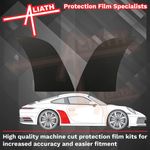 Fits Porsche 911 992 Rear Wing Arch BLACK Stone Chip Guard Paint Protection Film