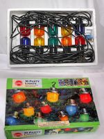 Vintage 80’s Ring 10 Party Lantern Lights Outdoor Christmas Halloween BBQ Garden
