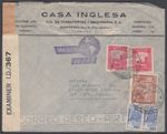 Colombia Airmail / Censor to New York, USA; 1943