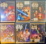 Star Wars Episodes 1-6 DVD Collection Movie Bundle Sci-Fi Saga Pre Owned EL1