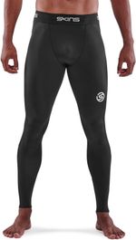 Skins Baselayer Long Tights Men's Series 1 Compression Leggings Black  - New