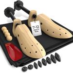 Shoe Trees Wood Stretchers x2 Mens Wooden Shaper Size Bunion Blister Corn