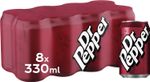 Dr Pepper Cream Soda 355ml X 12 (MULTIPACK)