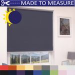 MADE TO MEASURE BLACKOUT ROLLER BLINDS - 100% THERMAL - CUSTOM MADE TO SIZE