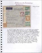 SAVOYSTAMPS BOLIVIA 1941 Cover from BOLIVIA to BERLIN Censor tape