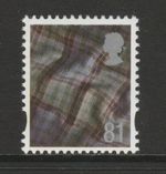 GB Scotland 2008 Regional Definitive Stamp 81p SG S122 MNH