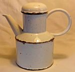 Vintage Midwinter Stonehenge Creation Coffee Pot Cream Retro 70s?
