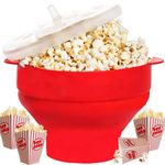 Compact Silicone Popcorn Bowl Collapsible Microwave for Small Batches of Popcorn