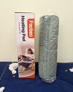 Focbeo XXXL Electric Heating Pad Grey Washable 6 Heat 3Hr Auto Off K9004-13B