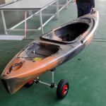 Vertical Post Kayak Trolley Portable Kayak Transport Trolley Detachable Frame