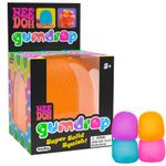 Schylling NeeDoh NeeDoh Gumdrop Sensory Fidget Cube Stress Relief Squishy Toys