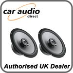 Hertz Uno X 165 6.5" 16.5cm Car Audio 2 Way 4Ω Coaxial Speakers Door Shelf 220W 