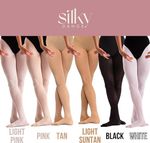 Silky Womens/Ladies/Children Intermediate Footed Dance Tights 60 Denier