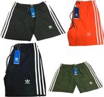 ADIDAS BRAND NEW REGULAR FIT THREE STRIPE INNER LINEN NET SWIM SHORTS