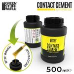 Green Stuff World Contact Cement 500ml with Brush for EVA Foam, Leather & Craft