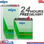 MIPA CX2 HS EXPRESS CLEARCOAT KIT WITH HS25 NORMAL/STANDARD HARDENER 7.5L