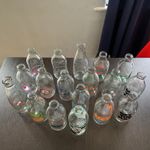 Vintage 1 Pint Advertising Milk Bottle x18 Unigate, Kellogg’s, Typhoo, Police 