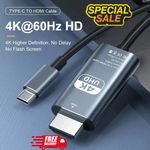 USB C To HDMI 2M 4K cable - TV Adapter | Phone | Tablet | Laptop | For Samsung