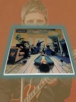 Hand Signed NOEL GALLAGHER Oasis Definitely Maybe 12” Vinyl Rare - Proof
