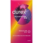 Durex Pleasure Me Ribbed & Dotted Condoms 56mm