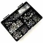 255 ASSORTED A4 MARINE STAINLESS STEEL M6 M8 M10 NYLOC, FULL NUT, WASHER KIT