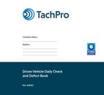 TACHPRO  CHECK & DEFECT BOOK X 25 Books 50 PAGE DUPLICATE BOOK HGV PSV 