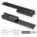 Scope Rail Adapter Mount 11mm to 20mm Dovetail Mount Base Picatinny Rail