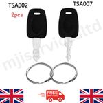 2 Keys TSA007 TSA002 Master Luggage Keys for TSA 007 002 Master Locks Universal.