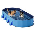 Raxurt Foldable Dog Pool, 82'' Extra Large Dog Pool for Large Dogs with Non-Slip