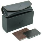 New Authentic Persol Sunglasses Eyeglasses Black Soft Case + Cloth & Booklet