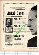Antal Dorati Advert - 1957 Cutting