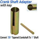 Crank Shaft Adapter Taper to 1" Inch to Generator Pressure Washer Engine Bushing