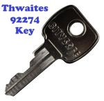 Thwaites 92274 Key Dumper Truck Key Excavator Key L&F 92274 Key Number 