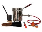 LSMIITTH 6 KG Gas Metal Melting Furnace Propane Forge Burner Casting Crucible