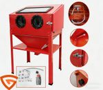 220L Sand Blasting Cabinet Abrasive Bead Grit Blaster Sandblaster FOR Home DIY
