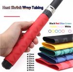 Heat Shrink Wrap Tubing Non Slip Textured X Pattern 15-40mm for Fishing Rod Grip