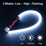 Flexible LED Flashlight Stick Bendable Work Light Mechanic Car Repair Inspection