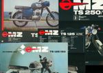 FOUR MZ TS 250 150 125 (1970's) Brochures TS Range Eastern Bloc Germany GD54