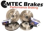 Ford Focus MK3 ST250 2.0 Drilled Grooved Brake Discs MTEC Pads Front Rear