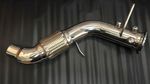FOR BMW 325d 330d 525d 530d E90 E60 TURBO DPF EXHAUST PIPE DOWNPIPE STAINLESS ST