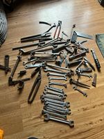 Mixed Vintage Hand Tools Lot: Spanners, Pliers, Clamps