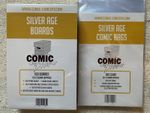 100 SILVER AGE Comic Bags and Boards 184 x 267 mm Crystal Clear