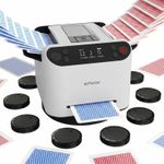 KPAW 2-in-1 Automatic Card Shuffler & Dealer + 8 Remote - for Poker, UNO