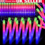 20-3000 LED Foam Sticks 33cm Bulk Pack for Birthday Sports Carnival Decor