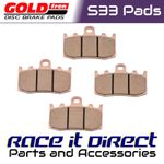 Brake Pads for BMW R 1200 GS ADVENTURE 2005-2013 FRONT Goldfren S33