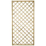 6ft x 3ft Diamond Lattice Trellis - 1800x900mm Pressure Treated Garden Screen