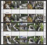GB 2026 WATERFALLS CAVES GEOLOGY GUTTER PAIRS SET MNH