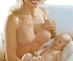 Anita Skin Maternity Nursing Bra 34B Drop Cups Clear Straps 5072 Soft Summer